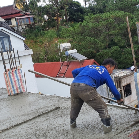 THI CÔNG THÔ CĂN HỘ CHO THUÊ SÀN CÁP DỰ ỨNG LỰC